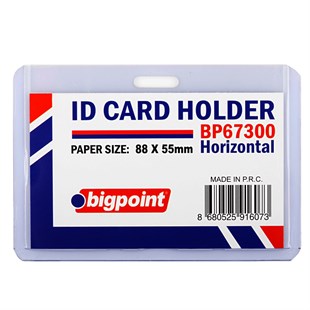 Bigpoint Kart Kabı Şeffaf 88x55mm 
