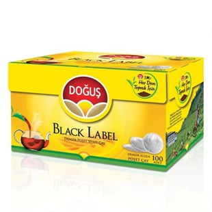 Doğuş Black Label Demlik Poşet Siyah Çay 100lü Paket