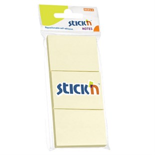 Hopax Stıckn 38x50 mm Yapışkanlı Not Kağıdı Sarı