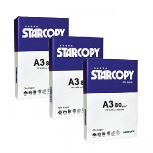 Mopak Starcopy A3 Fotokopi Kağıdı 80gr 1 Paket (500 Yaprak)